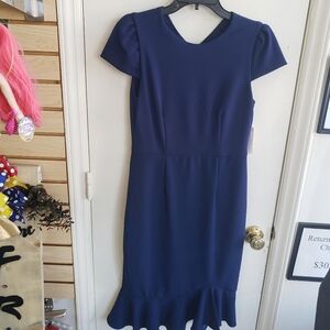 Betsey Johnson Ruffled Bottom Lined Dress